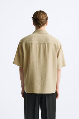 DOKULU VISKOZ KARISIMLI GOMLEK - Zara фото 4