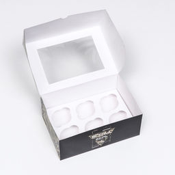 Цена за 5 шт. Упаковка на 6 капкейков Всегда верь в себя, 25?17?10 см