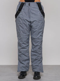 Полукомбинезон горнолыжный CHUNMAI 811Sr женский серый утеплитель 250 г/м² - Mtforce фото 9