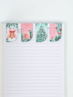 Подарочный набор новогодний в портфеле Волшебного нового года, ежедневник А5, магнитные закладки и ручка