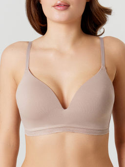 Бюстгальтер t-shirt женский бежевый фраппе 512558