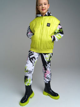 12321136 Жилет с полиуретановым покрытием для девочек