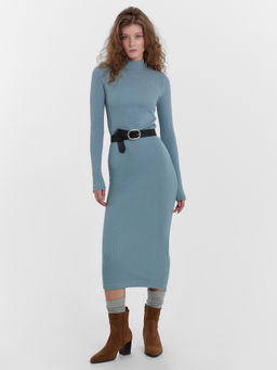 Платье женское в пыльно-синем оттенке сланец 152520