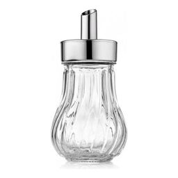 Сахарница Wave с хромированной крышкой, 0.19 л, стекло, пластик