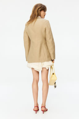 Blazer reloj de arena en mezcla de lino - H&m фото 7
