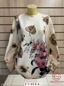 Свитер женский с рисунком - Bruno фото 3