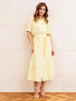 Платье Gizart 5126/2 сливочное масло  фото 5