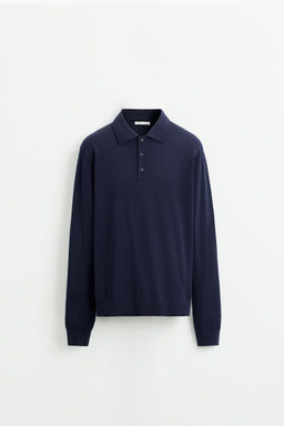 KNIT COTTON POLO SHIRT - Zara фото 17