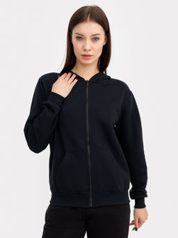 Толстовка женская в черном цвете черный 362059/1