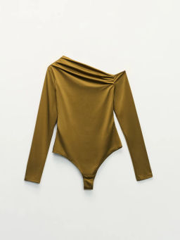 Асимметричное боди со сборками / Zarina