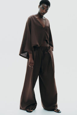ASYMMETRIC CAPE KIMONO - Zara фото 7