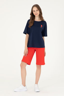 Женские красные вязаные шорты Неожиданная скидка в корзине