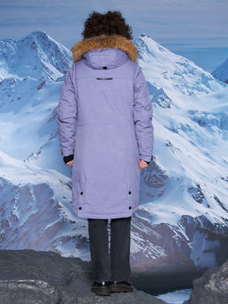 Женская зимняя мембранная парка Azimuth Глория 124/24006_7 Сладкий Лавандовый  фото 29