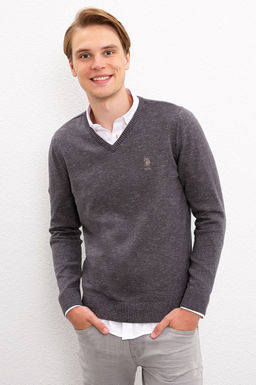 Erkek Antrasit Melanj Kazak