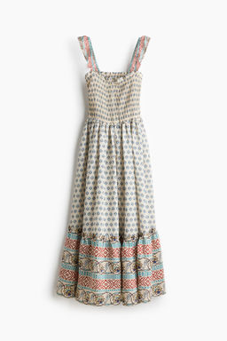 Vestido nido de abeja con falda evas?