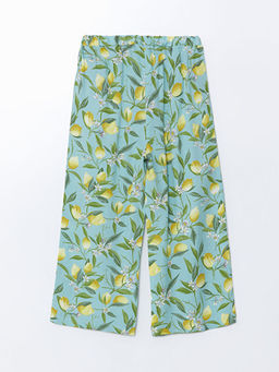 Beli Lastikli K?z ?ocuk Bol Pantolon