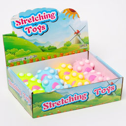 Цена за 12 шт. Сквиш антистресс - игрушка «Лапка» с пастой, МИКС