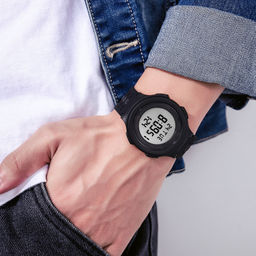 Часы наручные Skmei мужские электронные спортивные 1733black-white