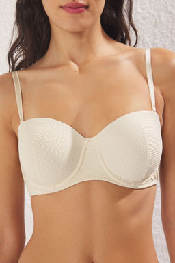 TRENDYOLMILLA Ten Micro Cizgili Kapl? Straplez Orme Sutyen THMSS25SU00040 фото 3