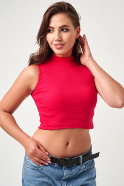 52714 топ укороченный с горлом - Натали фото 88