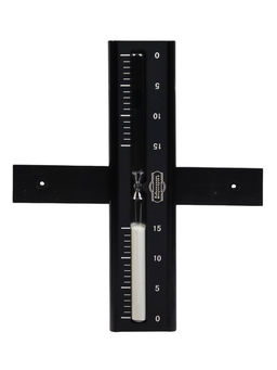 Часы песочные для бани и сауны, 15 минут, настенные, дерево, чёрные