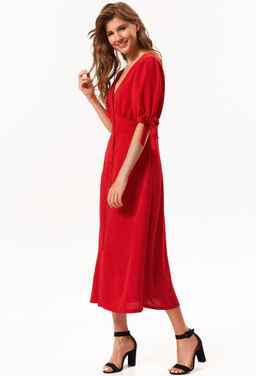 ХИТ! Платье KaVari 1044 красный фото 2