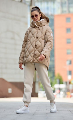 Куртка SCW-JW360-C абрикосовый - Fine joyce фото 4