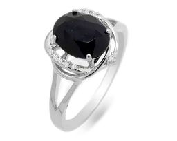 Кольцо из серебра оникс, МЦВ958