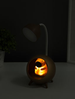 Ночник "Капибара в круглом кресле" LED 3Вт 5V USB АКБ 2 режима 8,5х8,5х25,5 см