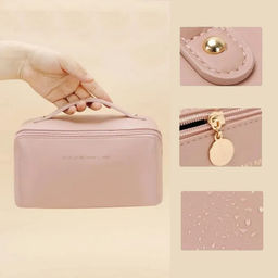 Kristaller Косметичка женская Charm suitcase, розовый  фото 2