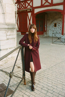 SOFT BUTTON COAT - Zara фото 4