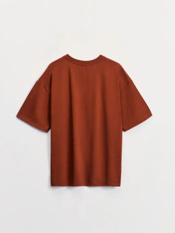 Базовая футболка оверсайз из хлопка OVERSIZE0526-21 / Zarina