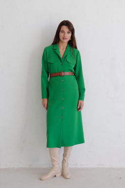 Платье-рубашка с английским воротником - Martichelli фото 151