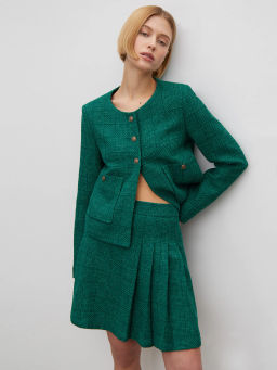 Жакет прямого кроя ML737/malachite