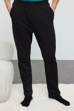 TRENDYOL MAN Saks Cizgili Regular Fit Orme %100 Pamuklu Pijama Tak?m? TMNAW25PT00020 - Trendyolmilla фото 5