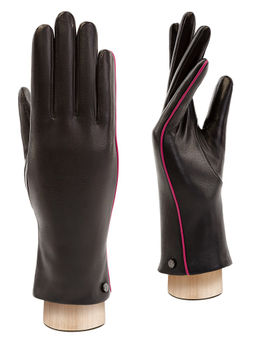 Перчатки женские ш+каш. IS01080 black/fuchsia - Eleganzza фото 8