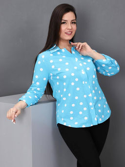 IV-CAPRIZ Делина - рубашка голубой