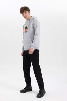 Прямые габардиновые брюки с карманами-карго и карманами Relax Fit - Defacto фото 3