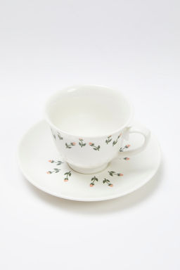 Trendyolmilla Home 2 Kisilik Porselen Cicek Bask?l? Kahve Fincan? Seti TPHSS25KFC00008  фото 4