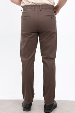 Kahverengi Erkek Dokulu Kumas Pantolon TMNAW26PL00029 - Trendyolmilla фото 4