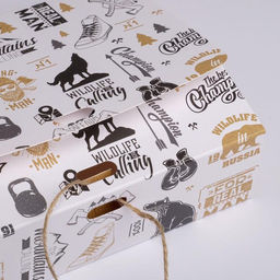 Цена за 3 шт. Коробка подарочная складная, упаковка, Мужская, 16.5?12?5 см, БЕЗ ЛЕНТЫ