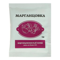 Цена за 6 шт. Марганцовка 44%, Зеленое сечение, 10 г