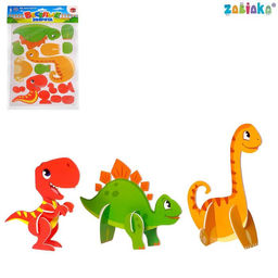 3D конструктор Весёлые зверята, динозавры