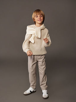 Beli Lastikli Erkek ?ocuk Kargo Pantolon