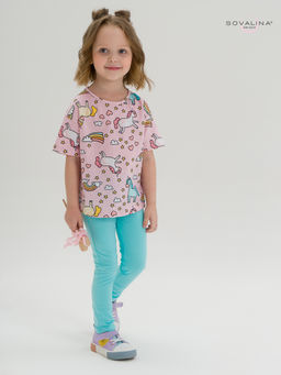 Костюм Мун единорожки на розовом-мятный - Sovalina фото 10