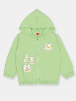 CRB wear/CSBG 63777-37-396 Толстовка для девочки,зеленый/Ex.Cherubino