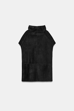 100% SUEDE LEATHER TOP - Zara фото 6