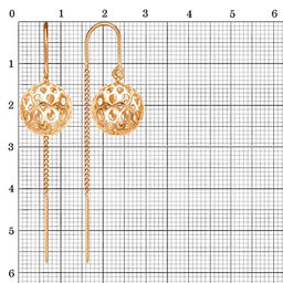 СЕРЬГИ 32013396 - Красная пресня фото 2