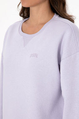 Kad_n Lavanta _ardonlu Bisiklet Yaka Basic Sweatsh_rt Sepette S_rpriz _ndirim - U.s. polo assn фото 7