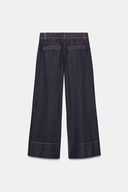 Z1975 MID-WAIST CULOTTES WITH FLAP POCKETS - Zara фото 8